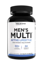 Rule 1 Men’s Multivitamins – 90 tablets for daily health, energy, and immunity support.