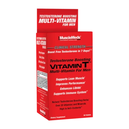 MuscleMeds Vitamin-T 90 Tablets – Testosterone Booster Supplement in Pakistan