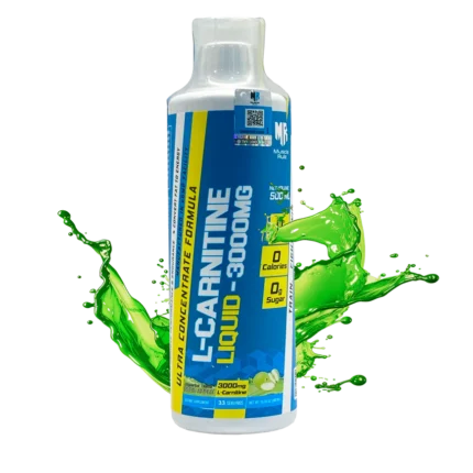 “Muscle Rulz L-Carnitine Liquid 3000 mg bottle front view