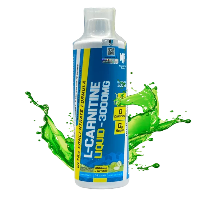“Muscle Rulz L-Carnitine Liquid 3000 mg bottle front view