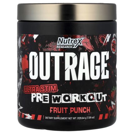 Nutrex Outrage – Ultra Stim Pre-Workout (30 Servings)
