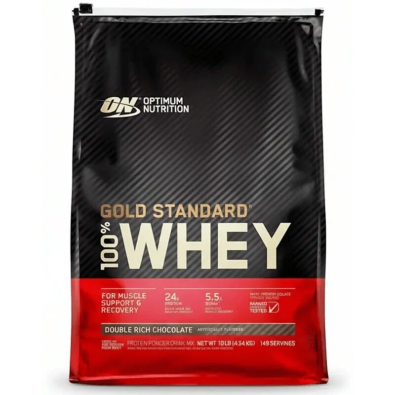 Optimum Nutrition Whey Protein 10lbs (149 Servings)